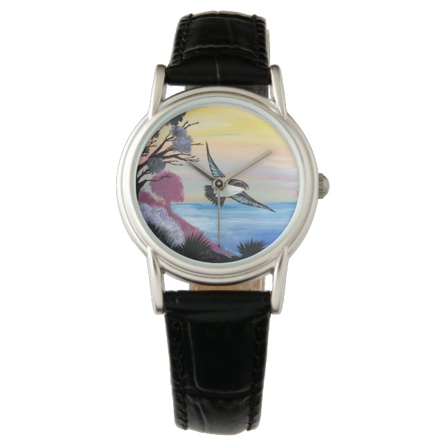 Reloj De Pulsera Una vista de pájaros (Anverso)