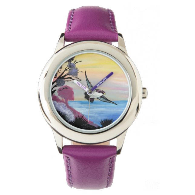 Reloj De Pulsera Una vista de pájaros (Anverso)