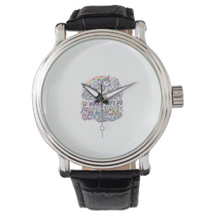 Reloj De Pulsera Unicornio Hace La Vida Mágica Tipografía Vector Pr