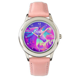 Reloj De Pulsera Unicornio rosa mágico
