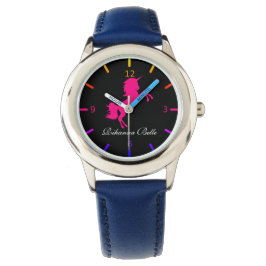 Reloj De Pulsera Unicornio rosa personalizado