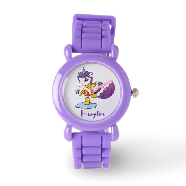 Reloj De Pulsera Unicornio simple y personalizado (Anverso)