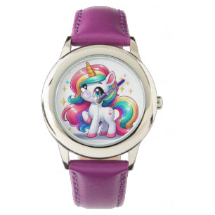 Reloj De Pulsera Unicornio Watch para Chicas - Lindo y colorido