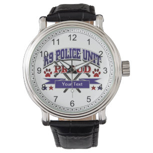 Reloj De Pulsera Unidad personalizada K9 orgullosa