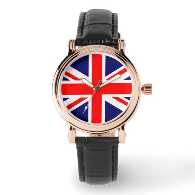 Reloj De Pulsera Union Jack Flag Watch (Anverso)