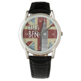 Reloj De Pulsera Union Jack London Big Ben Watch