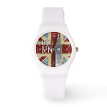 Union Jack London Big Ben Watch