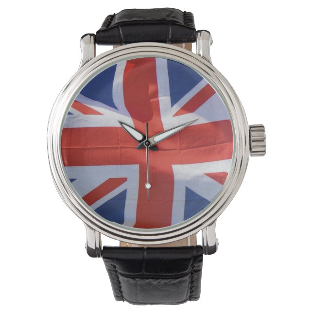Reloj De Pulsera Unión Patriótica Jack, bandera de Gran Bretaña (Anverso)