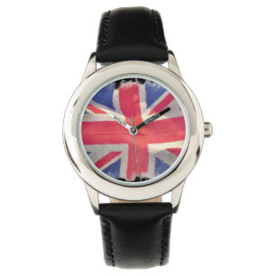 Reloj De Pulsera Unión Patriótica Jack, bandera de la Unión del Rei
