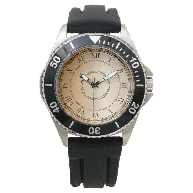 Reloj De Pulsera Unisex de número romano moderno (Anverso)