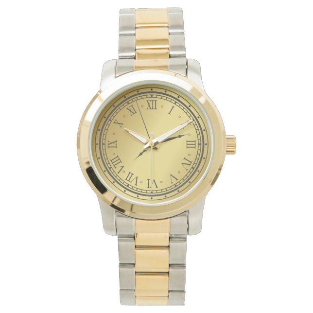 Reloj De Pulsera Unisex moderno sobredimensionado (Anverso)
