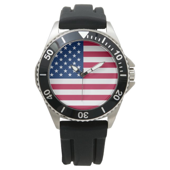 Reloj De Pulsera United States of America Flag (Anverso)