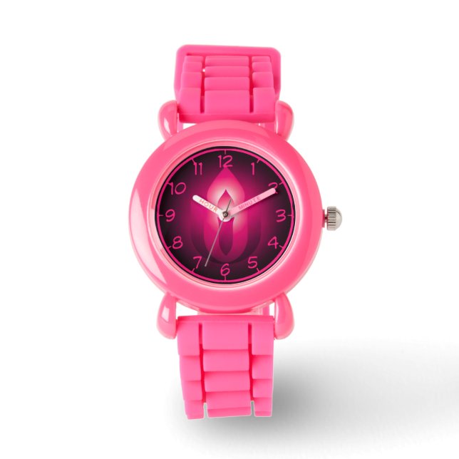 Reloj De Pulsera Universalismo rosa unitario cálido (Anverso)