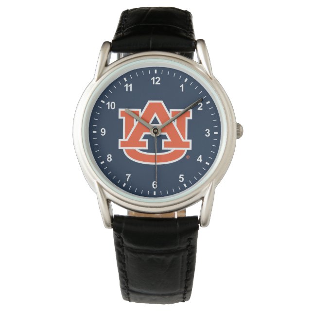 Reloj De Pulsera Universidad Auburn | Logo de Auburn UA (Anverso)