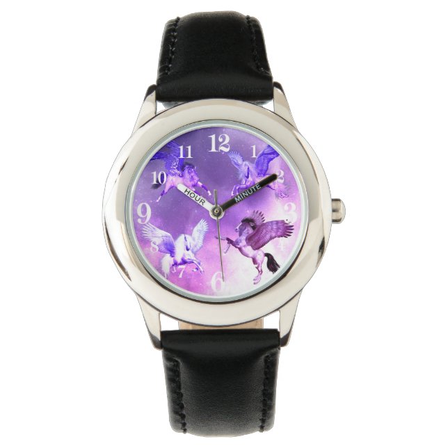 Reloj De Pulsera Universo mágico Pegasus. (Anverso)