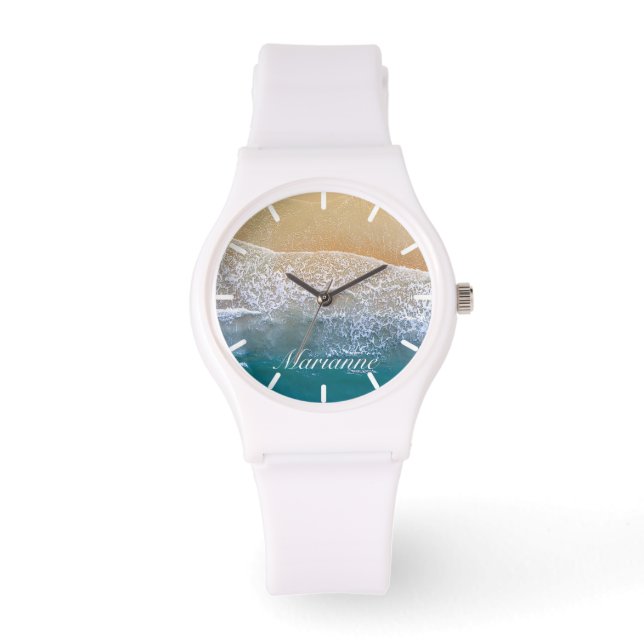 Reloj De Pulsera Uno con la playa (Anverso)