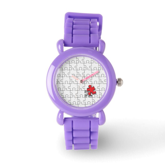 Reloj De Pulsera Uno en 110 - Conciencia sobre el autismo (Anverso)