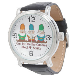 Reloj De Pulsera Uno Por Uno Los Gnomes Me Roban La Sanidad