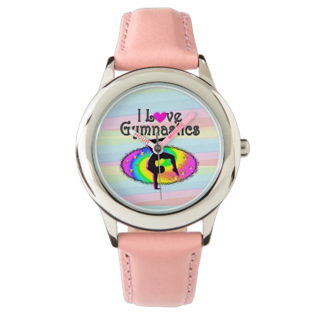 RELOJ DE PULSERA UPLIFICANDO ME ENCANTA EL DISEÑO DE GIMNASIA (Anverso)
