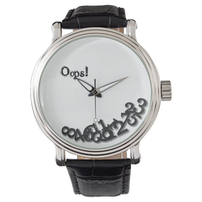 Reloj De Pulsera ¡Ups! (Después del terremoto) (Anverso)