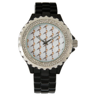 Reloj De Pulsera Upupa epops epops Patrón de mosaico