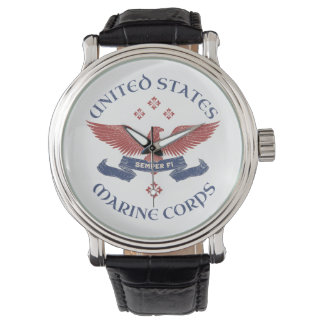 Reloj De Pulsera US MARINES Eagle RWB Patriotic Semper Fi
