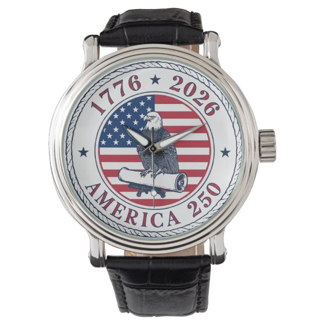 Reloj De Pulsera USA 250th Anniversary 1776-2026 (Anverso)