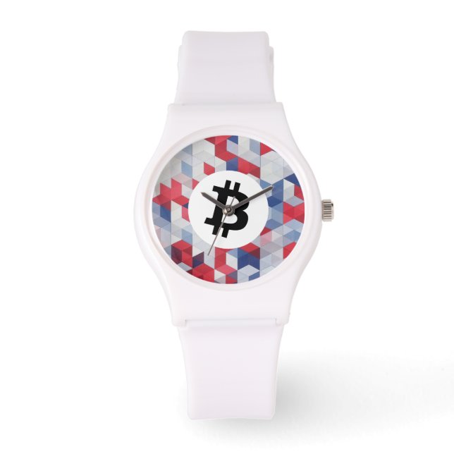 Reloj De Pulsera USA Bitcoin (Anverso)
