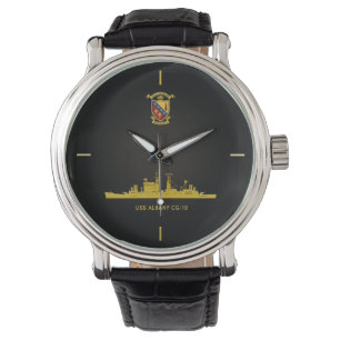 RELOJ DE PULSERA USS ALBANY CG-10 WRIST WATCH