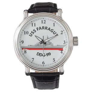 RELOJ DE PULSERA USS FARRAGUT - DDG-99 - ARLEIGH BURKE WATCH