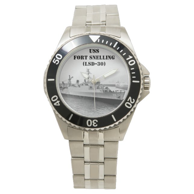 RELOJ DE PULSERA USS FORT SNELLING (LSD-30) (Anverso)