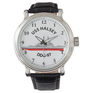 RELOJ DE PULSERA USS HALSEY - DDG-97 - ARLEIGH BURKE WATCH