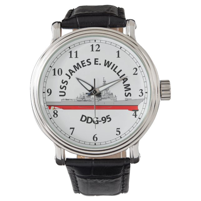 RELOJ DE PULSERA USS JAMES E. WILLIAMS - ARLEIGH BURKE WATCH (Anverso)