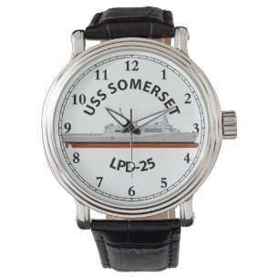 RELOJ DE PULSERA USS SOMERSET , LPD-25, CLASE SAN ANTONIO