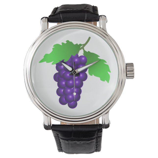 Reloj De Pulsera Uvas (Anverso)