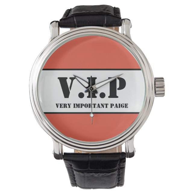 RELOJ DE PULSERA V.I.P (Anverso)