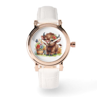 Reloj De Pulsera Vaca adorable