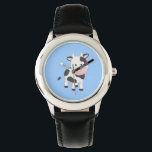 Reloj De Pulsera Vaca cutánea<br><div class="desc">Pequeña vaca de corte</div>