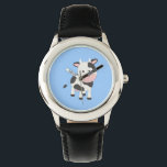 Reloj De Pulsera Vaca cutánea<br><div class="desc">Pequeña vaca de corte</div>