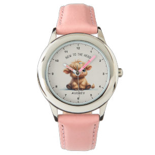 Reloj De Pulsera Vaca Highland nueva en el rebaño