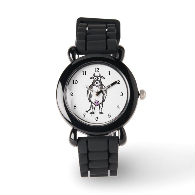 Reloj De Pulsera Vaca personalizado (Anverso)