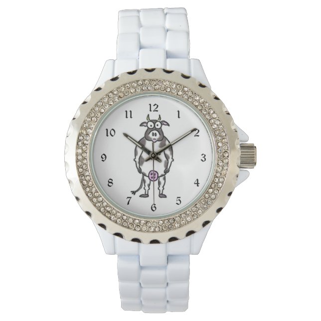 Reloj De Pulsera Vaca personalizado (Anverso)