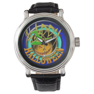 Reloj De Pulsera Vacaciones de calabaza feliz Halloween