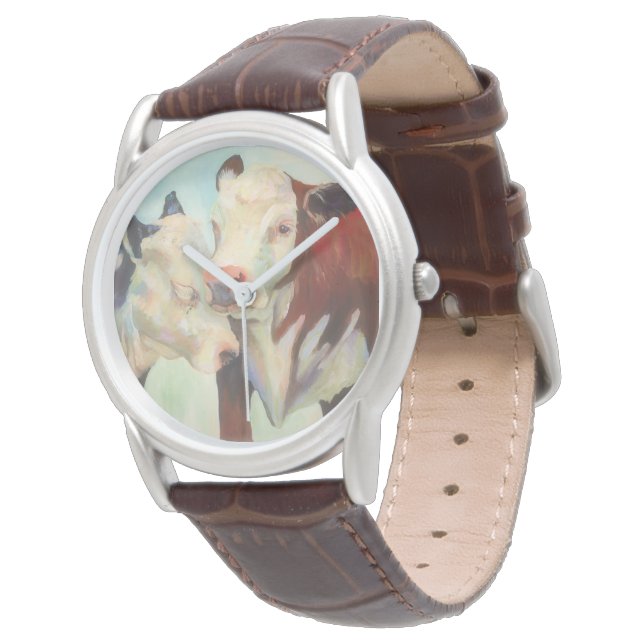 Reloj De Pulsera Vacas enamoradas (Angular)