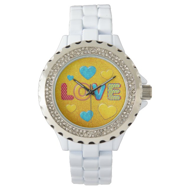 Reloj De Pulsera Valentine Fun 3D Mix and Match 2 (Anverso)