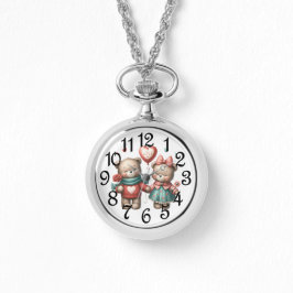 Reloj De Pulsera Valentines Bears