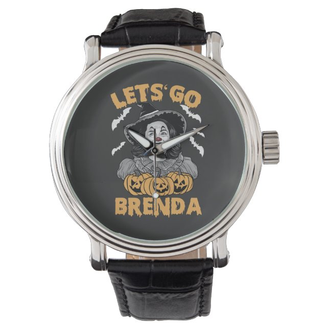 Reloj De Pulsera Vamos Brenda Spooky Halloween Kamala Harris (Anverso)