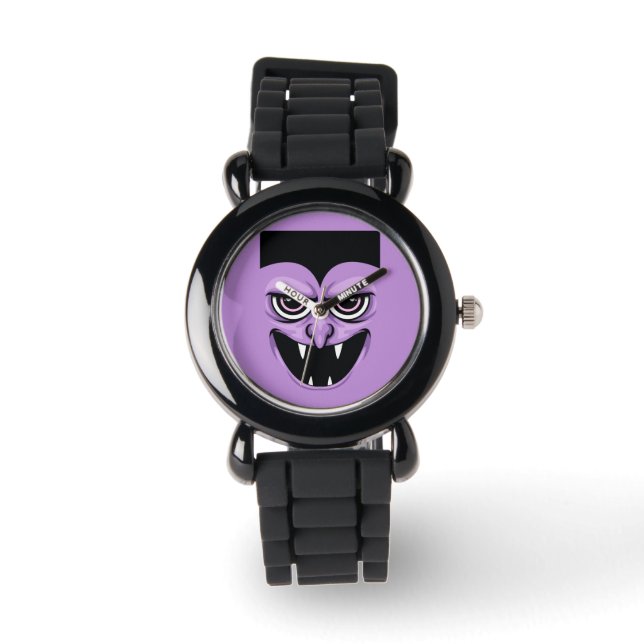 Reloj De Pulsera Vampiro de Halloween (Anverso)