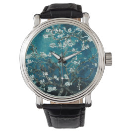 Reloj De Pulsera Van Gogh Almond Blossoms : Verde azulado oscuro