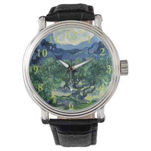 Reloj De Pulsera Van Gogh Los Olivos Pintura de Paisaje